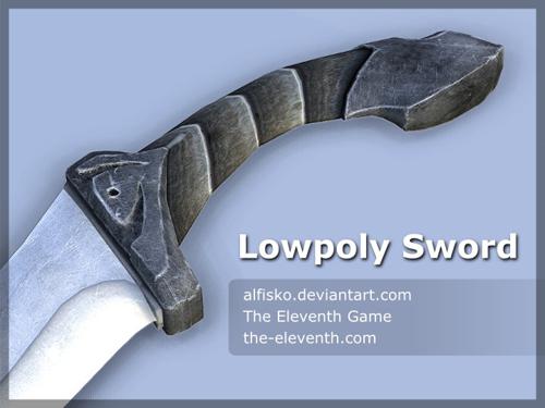 Lowpoly Sword preview image